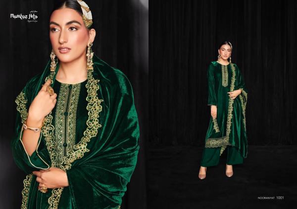 Mumtaz Nooraniyat Velvet  Embroidery Wear Velvet Salwar Kameez